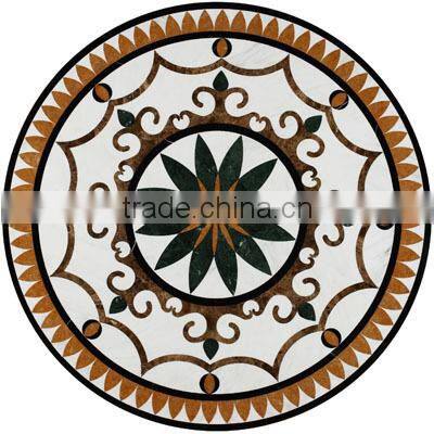 Marble water jet, water jet marble medallion