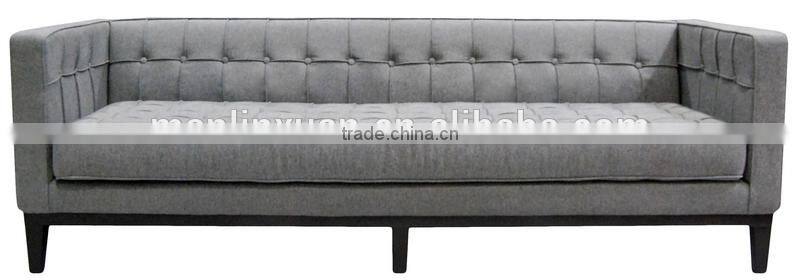 Elegant white fabric living room hotel sofa XY3466
