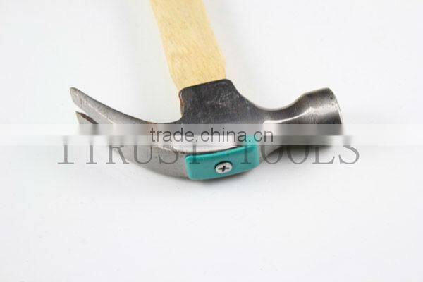 green Wooden Handle american Claw Hammer HM1058