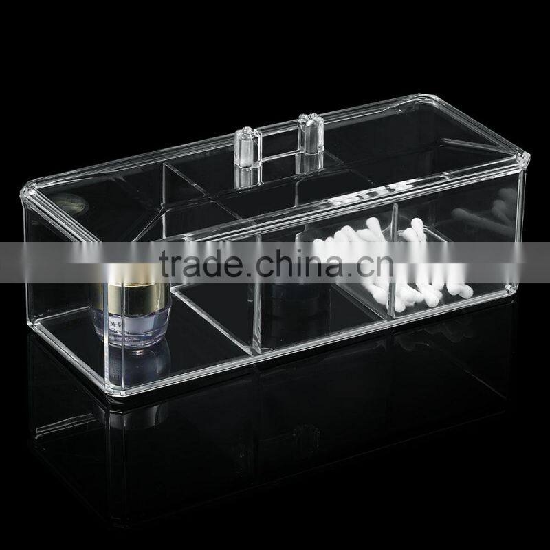 2016 PS material wholesale makeup storage acrylic cosmetic case