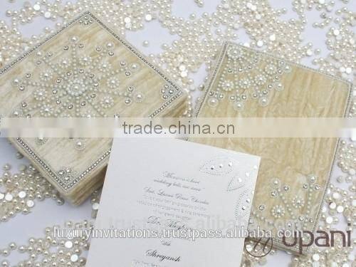 RED Velvet Luxury Wedding Invitation Box