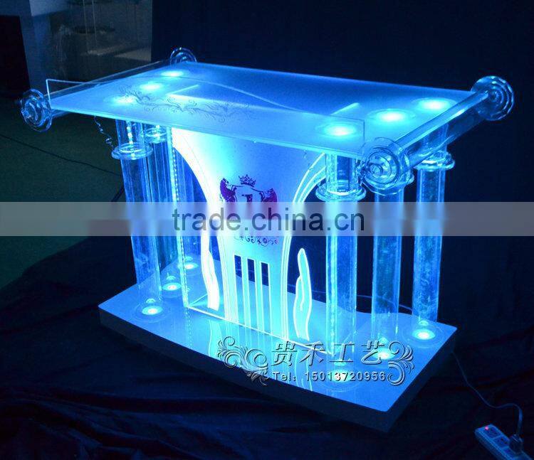 Alibaba manufacturer magnificent acrylic church pulpit