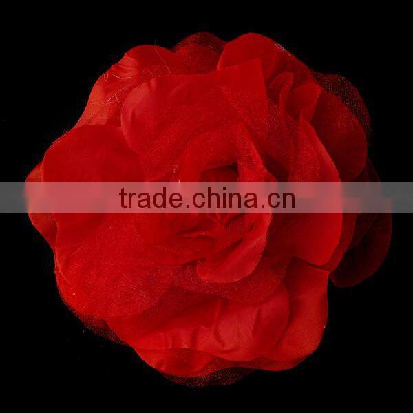 Black Bold Bridal Flower Wedding Hair Accessories