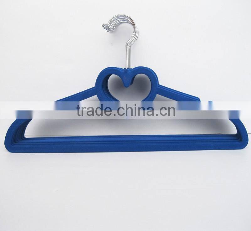 velvet kids hanger anti-slip children hangers 33CM length