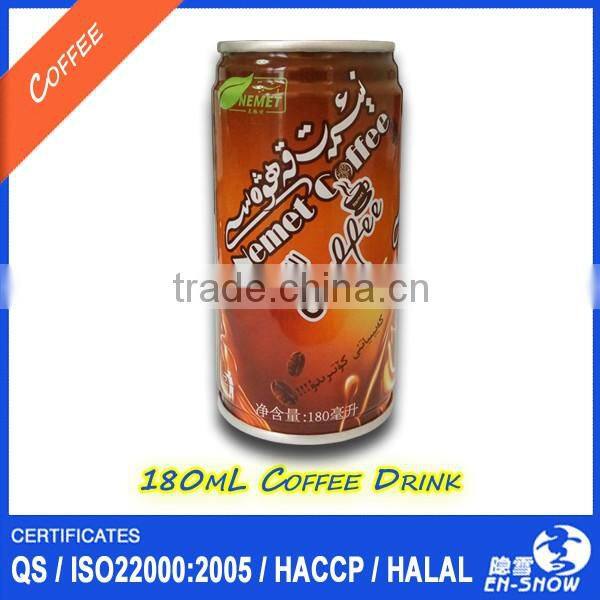 Private Label 180mL Can Coffee Beverage with ISO & HACCP
