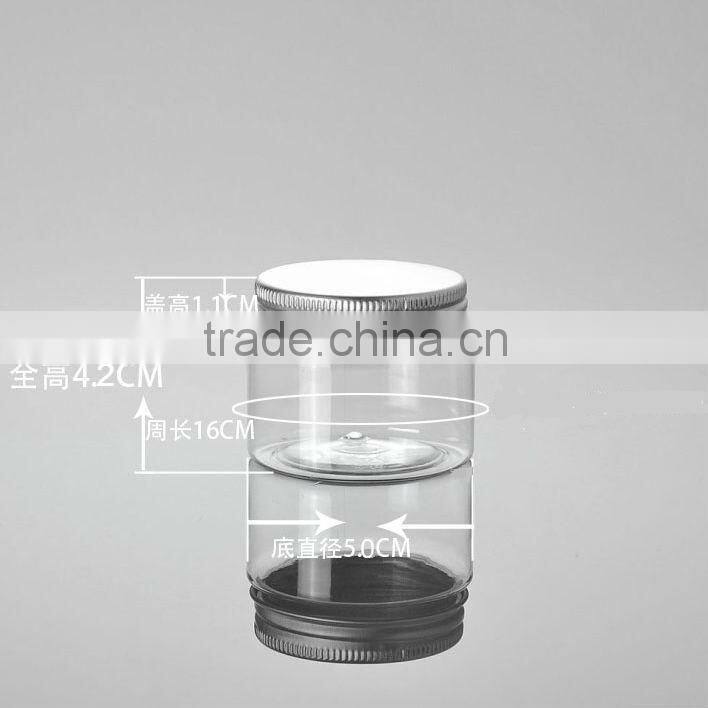 50g/50ml round face cream jar,plastic jar bottle
