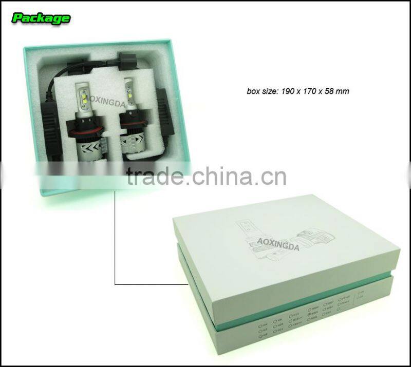 2016 new led headlight CREE XHP50 chip 6000LM G8 H13 Hi/Lo LED headlight bulb conversion kit