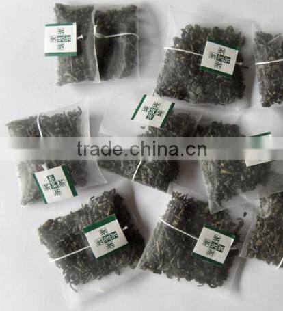 DXDC-6 pyramidal and rectangular (flat) tea bag (with string and tag) packing machine for nylon cloth