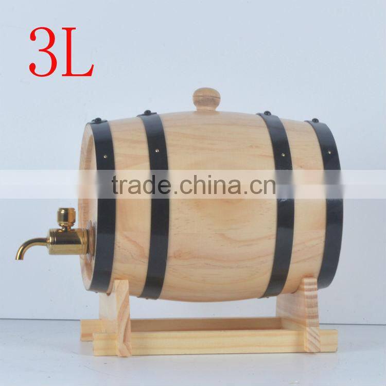 Various sizes and colors wooden barrels for sale