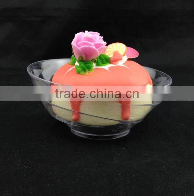 plastic crystal fruit glass dessert bowls