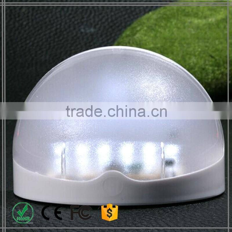 new solar fence light outdoor gutter garden yard wall pathway LED Light