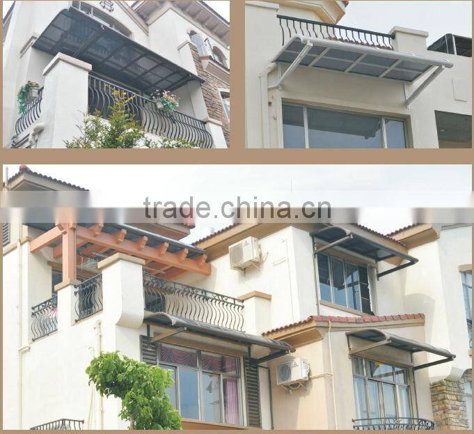 2016 Aluminum balcony awning with LED light