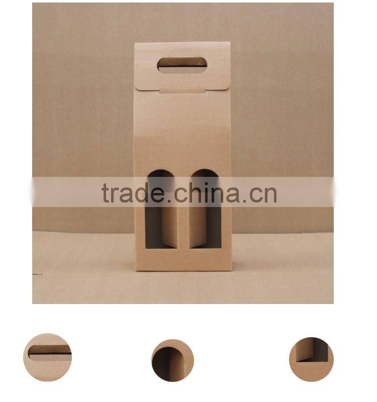 wholesale custom paper wine boxes with high quality