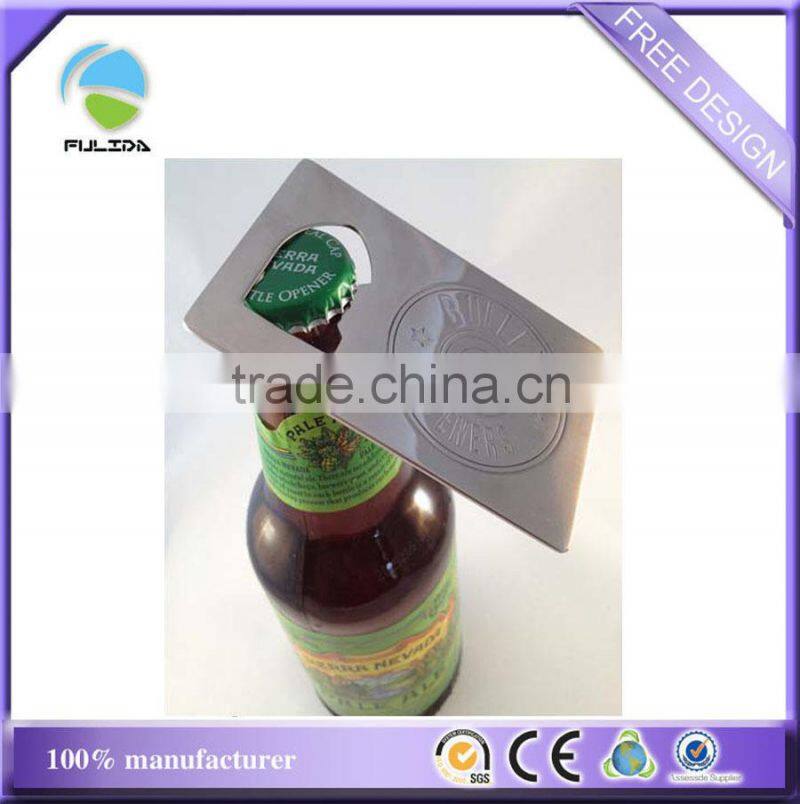 metal stainless steel opener, metal steel bottle opener, engraving logo steel opener