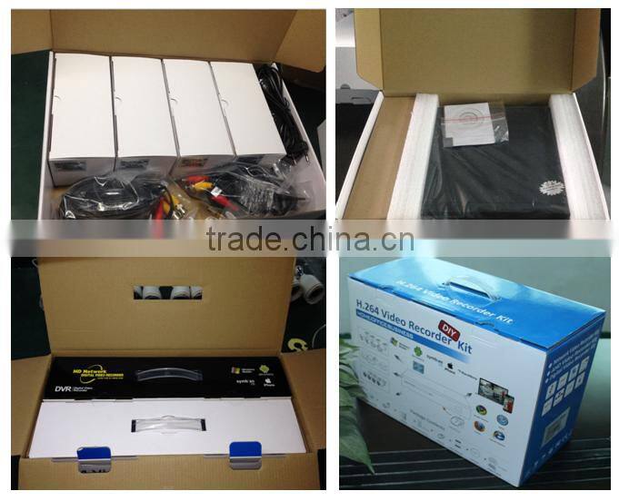 shenzhen professional security manufacturer cctv kit for home security system cctv camera kit cheapest 4ch ahd dvr kit