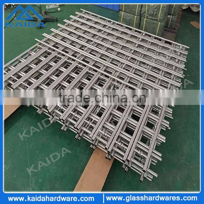 China factory stainless steel pull handle lock for glass door