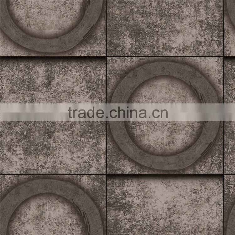 cricle Stone style wall paper cheap price