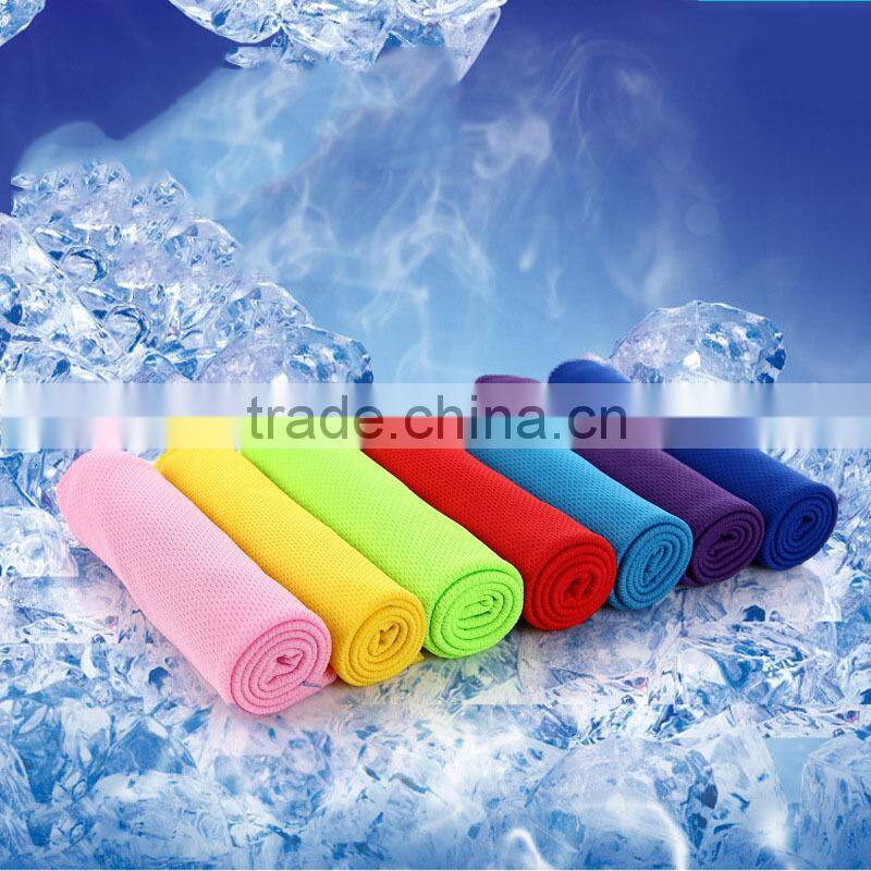 Summer Promotional polyester enduracool instant cooling towel
