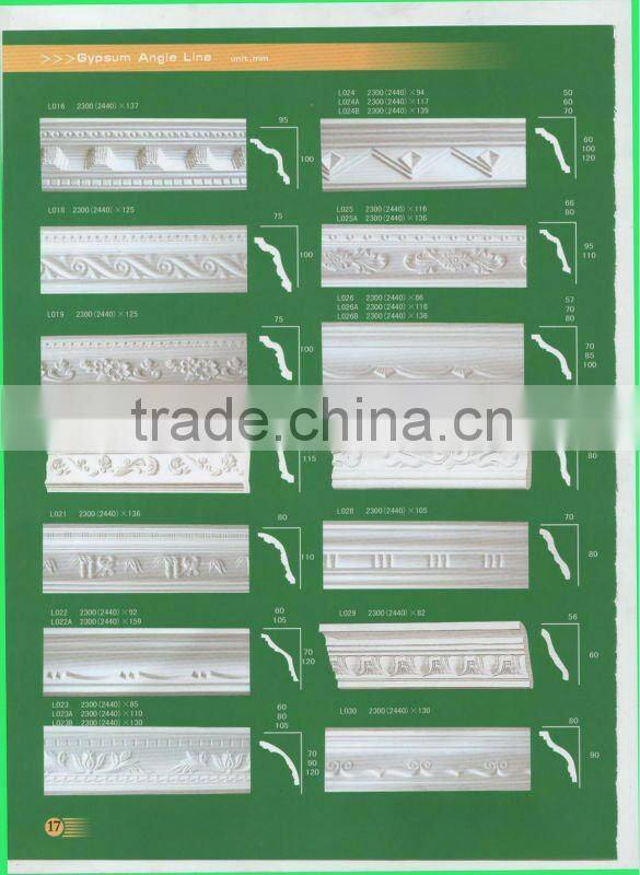 glass fiber reinforced gypsum cornice for ceiling