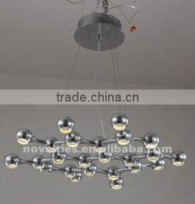 LED Electroplating Ball Chandelier Modern Minimalist Lighting Lamp