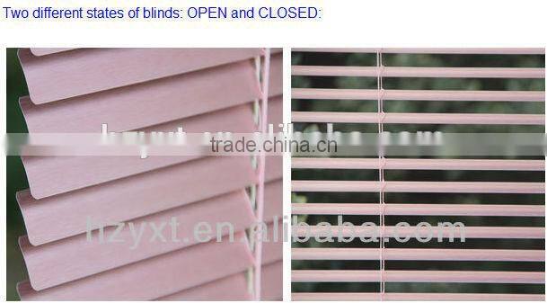 Top quality anti-uv sunscreen aluminium casement window with blinds slat