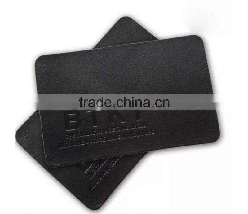 Factory supply Guaranteed quality jeans leather patch labels