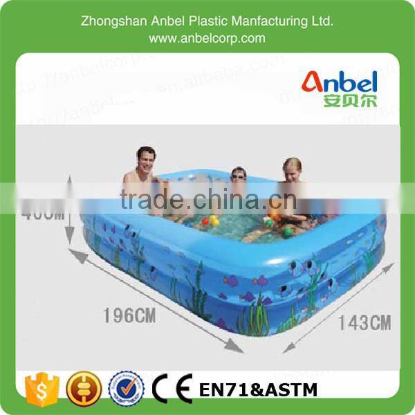 Family Adult Inflatable Swim Square Toddler Baby Kids Swimming Pools For Gift