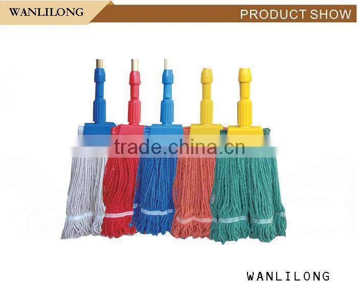 SD004 wide headband looped end kentucky cleaning mops, cleaning industrial floor mop.