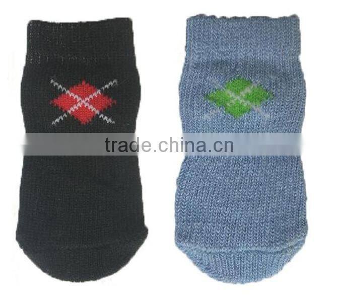 Adorable dog knitting socks / scratch prevention pet sock anti-slip stocking
