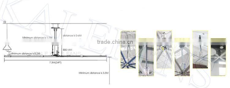 140'' Diameter Indoor Large Ceiling Fan Cheap Price
