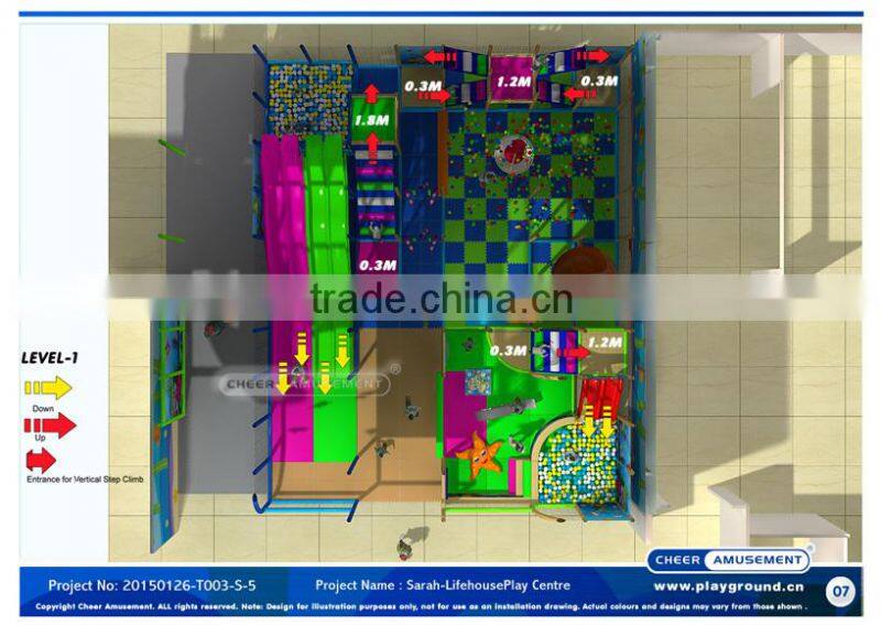 Cheer Amusement 20130304-004-C-1 Junior Themed soft play indoor playground equipment