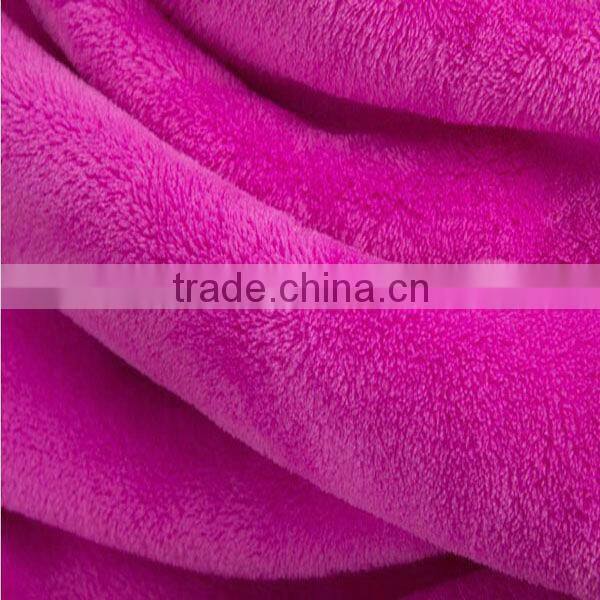 high qualiuty coral fleece fabric for promotion blanket