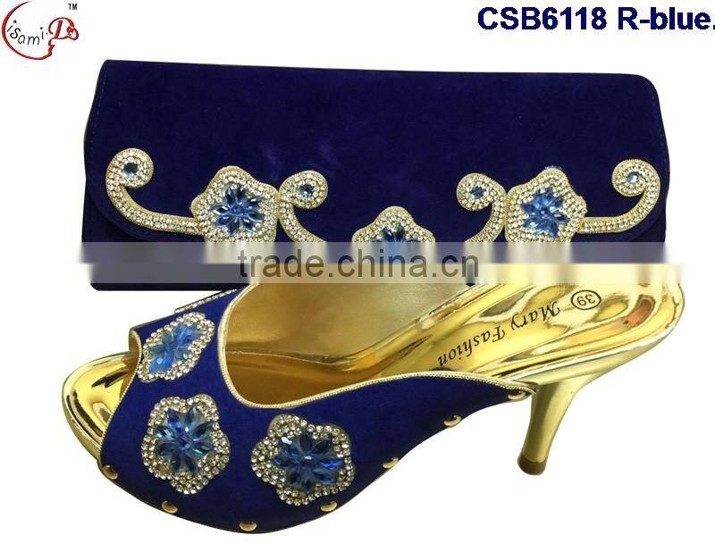 CSB6118 2016 The latest fashion woman italy style high heel sandal shoes with fashionable bags