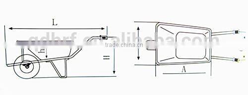 WB6401 south american garden tool wheel barrow