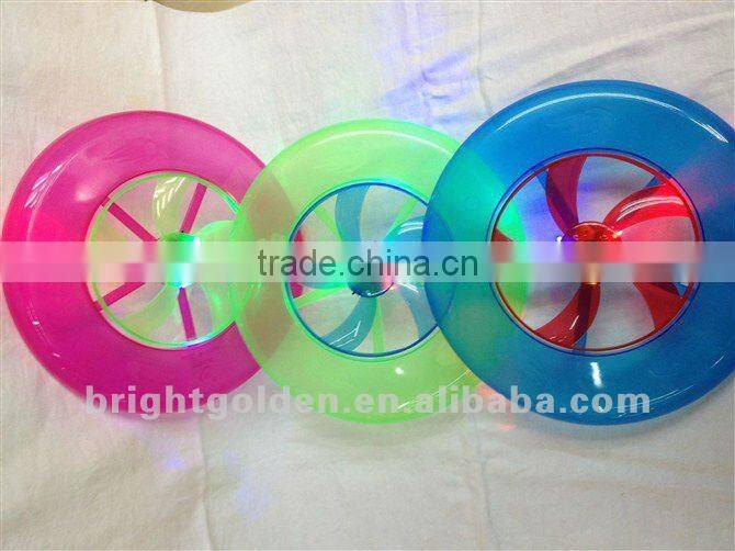 Led glow frisbee