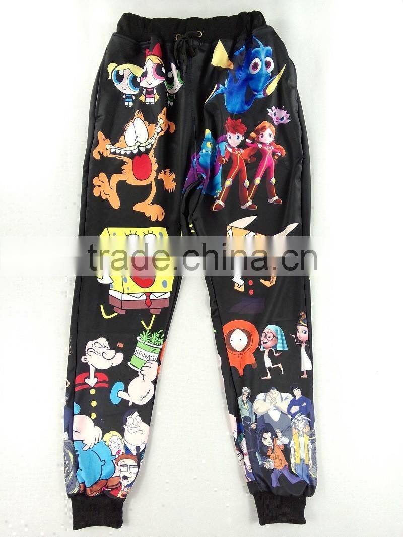 new model jeans pants Fashion 3D man plaid pajama pants