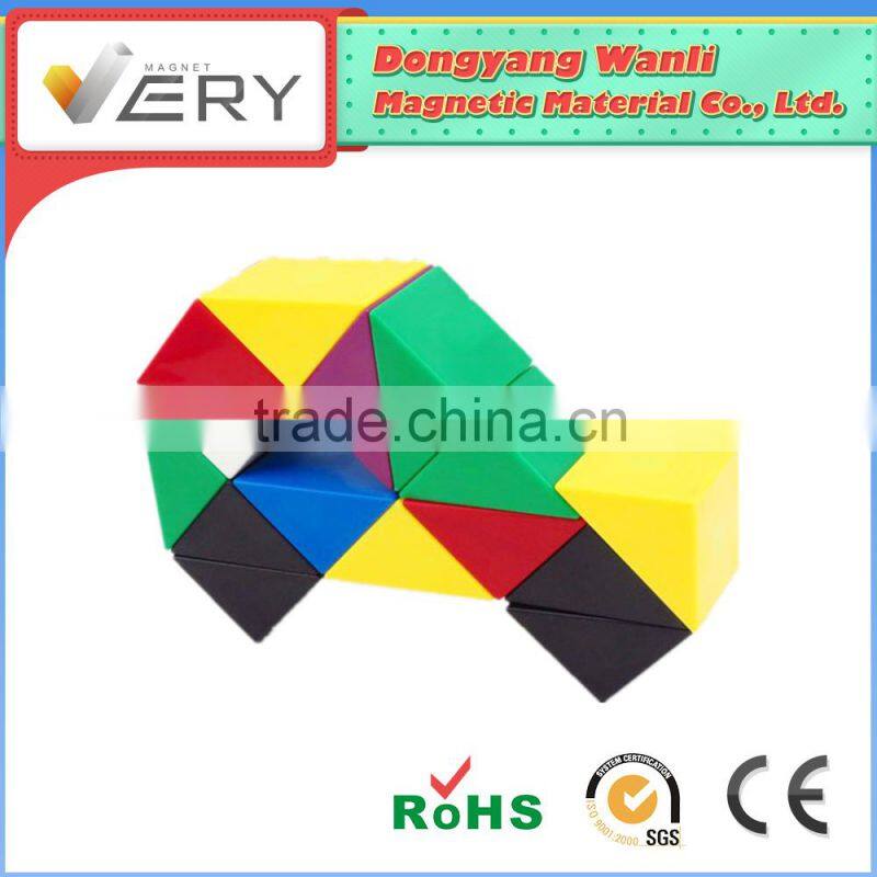 Children beyond 3 years old Pre-school Learning safe magnetic construction Puzzle Toy