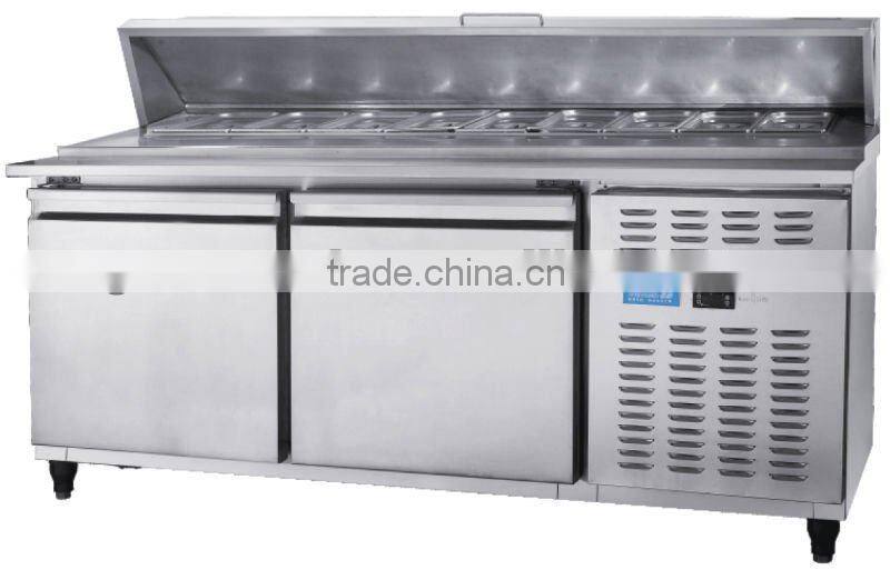 Customized clients logo and voltage for customized pizza workbench