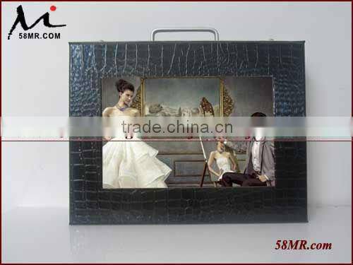 Wedding Photo Album Suitcase,Fashion Design Photo Albums Suitcase,PU leather Album case