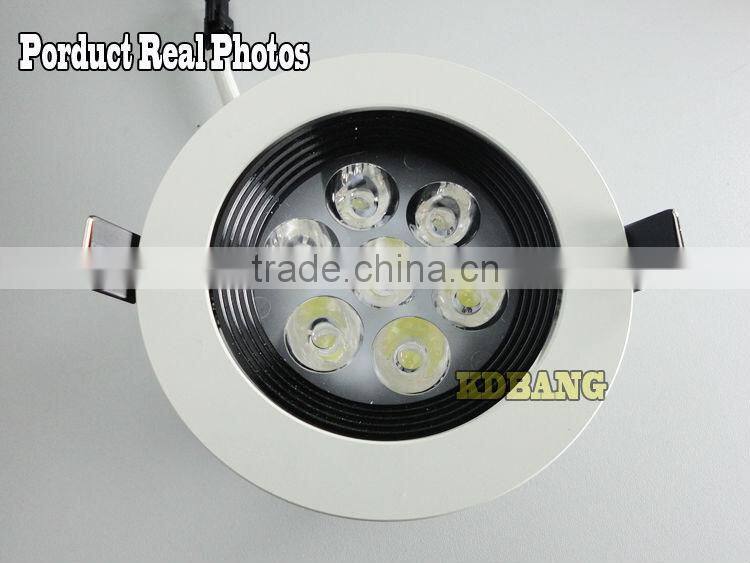 China online selling high power led 7w recessed downlight