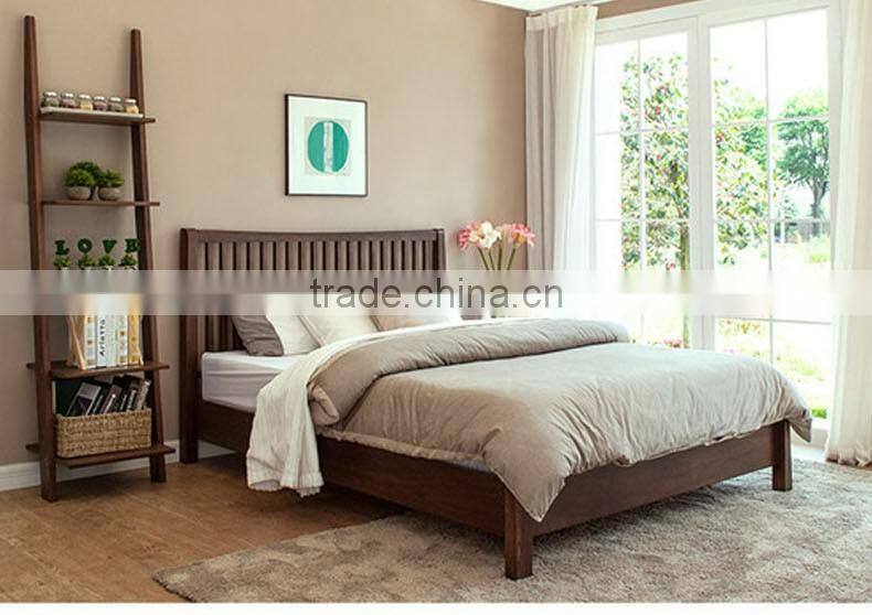 Bed room furniture design antique wooden bed with mosquito net