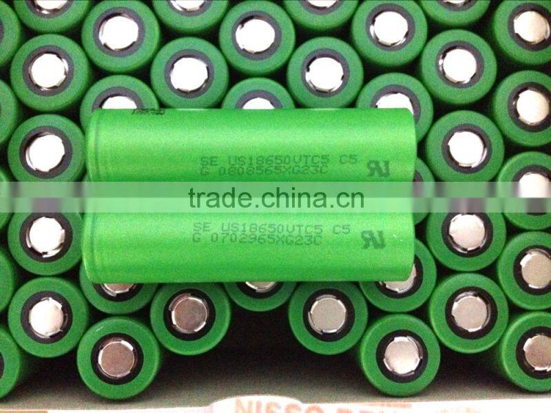 In stock !Authentic high drain rechargeable battery Sony US18650VTC5 Sony vtc5 30A 2600mah18650 rechargeable battery