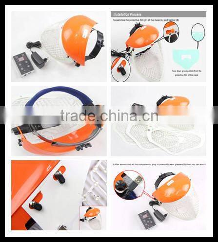 alibaba china portable three colors LED Light skin care led face mask