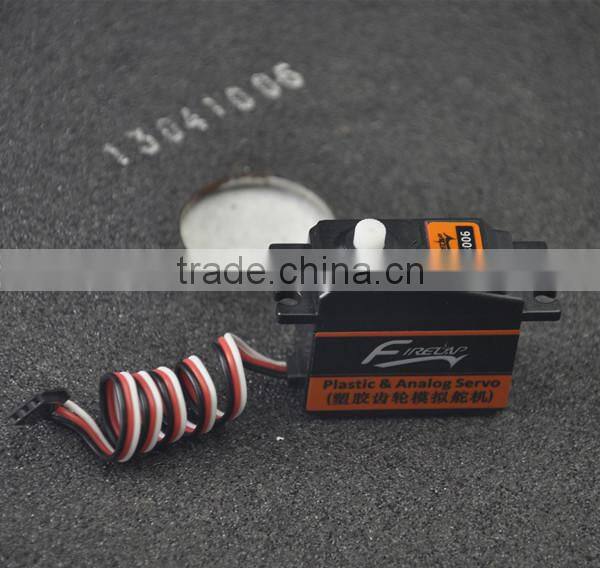 Dual ball bearig pom gears S3006 6kg Standard Servo