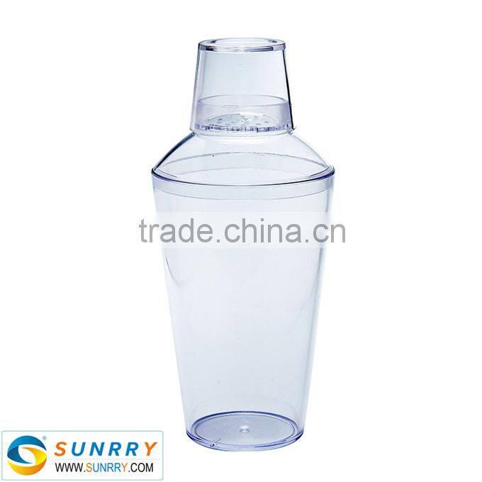Promotional mini 800L cocktail shaker set made of PC