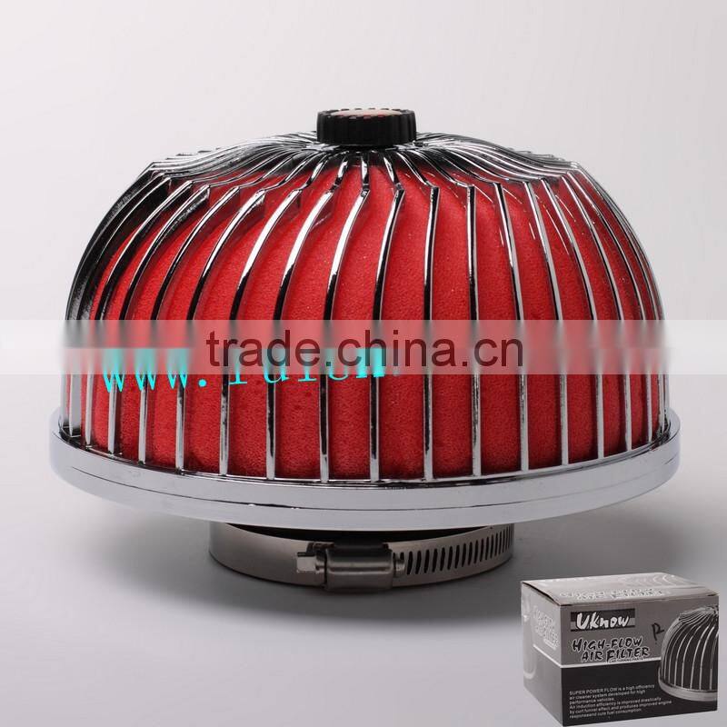 Red color universal car air filter foam