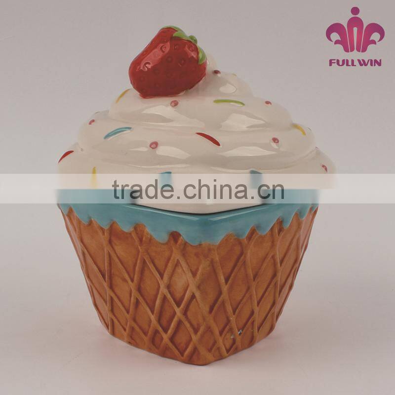 Hand-painted Ceramic Strawberry Boxes