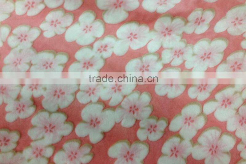 2015 News super soft 100% polyester burnout velour fabric