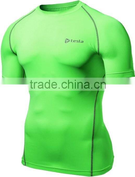 92% polyester 8% spandex mens compression shirt mens compression wear