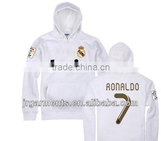 high quality white custom cowl neck hoodies